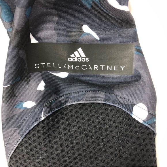Stella McCartney x Adidas camo print/mesh yoga sport running pant legging Small - Picture 4 of 13